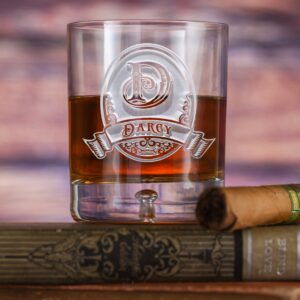 limotti Custom Crystal Bourbon Whiskey Rocks Glasses – Personalized Engraved Tumblers