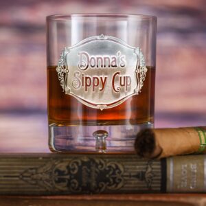 limotti Personalized Sippy Cup Whiskey Glass – Fun Engraved Rocks Tumbler